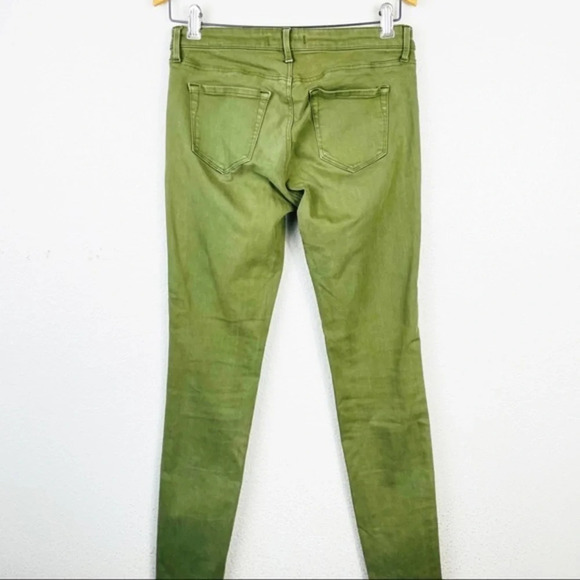 UNIQLO Olive Green Skinny Jeans 25X33 - Picture 6 of 7
